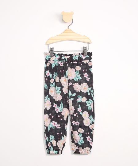 Calca-Infantil-Jogger-Estampada-Floral-com-Cordao-Preta-9987115-Preto_1