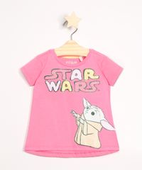 Blusa-Infantil-Star-Wars-Yoda-com-Brilho-Manga-Curta-Decote-Redondo-Pink-9988714-Pink_1