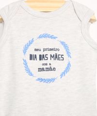 Body-Infantil--Meu-Primeiro-Dia-das-Maes--Sem-Manga-Gola-Careca-Cinza-Mescla-9969841-Cinza_Mescla_2