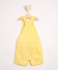 Jardineira-Infantil-com-Bolsos-Estampada-de-Coracoes-Amarela-9979627-Amarelo_2