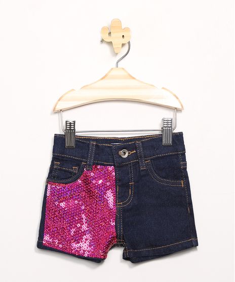 Short-Infantil-Jeans-com-Paetes-Azul-Escuro-9987950-Azul_Escuro_1
