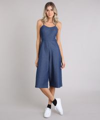 Macacao-Jeans-Feminino-Pantacourt-Alcas-Finas-Azul-Escuro-9229681-Azul_Escuro_1