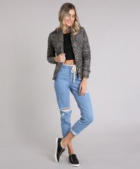 Jaqueta-Feminina-Puffer-com-Capuz-Removivel-Estampada-Animal-Print-Manga-Longa-Bege-8891670-Bege_3