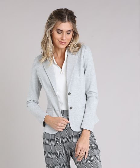 Blazer-Feminino-de-Malha-Cinza-Mescla-9071149-Cinza_Mescla_1