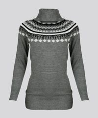 Sueter-Feminino-Gola-Alta-em-Trico-com-Estampa-Etnica-Cinza-Mescla-8886728-Cinza_Mescla_5
