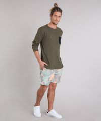 Bermuda-Masculina-Estampada-Floral-com-Bolsos-Cinza-9200752-Cinza_3