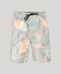 Bermuda-Masculina-Estampada-Floral-com-Bolsos-Cinza-9200752-Cinza_5