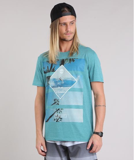 Camiseta-Masculina-Coqueiros-Manga-Curta-Gola-Careca-Verde-8959492-Verde_1