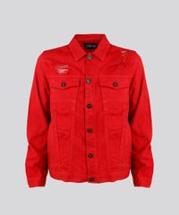 Jaqueta-Masculina-Trucker-de-Sarja-com-Puidos-Vermelha-9166449-Vermelho_5