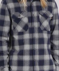Camisa-Masculina-Xadrez-de-Flanela-Manga-Longa-Azul-Marinho-8863639-Azul_Marinho_4