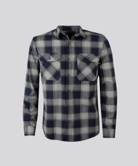 Camisa-Masculina-Xadrez-de-Flanela-Manga-Longa-Azul-Marinho-8863639-Azul_Marinho_5