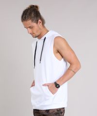 Regata-Masculina-Longa-com-Bolso-e-Capuz-em-Moletom-Branca-9194378-Branco_1