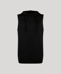 Regata-Masculina-Longa-com-Bolso-e-Capuz-em-Moletom-Preta-9194378-Preto_5