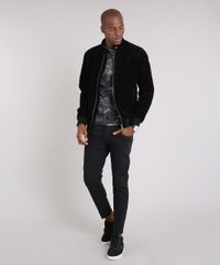 Camiseta-Masculina-Slim-Fit-Estampada-de-Tigres-Manga-Curta-Gola-Careca-Preta-9164488-Preto_3