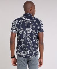 Camisa-Masculina-Estampada-Floral-Manga-Curta-Azul-Marinho-9170815-Azul_Marinho_2