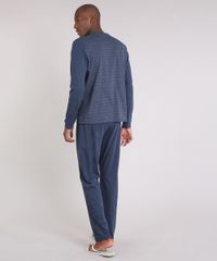 Pijama-Masculino-Listrado-Manga-Longa-Gola-Careca--Azul-Marinho-9171275-Azul_Marinho_2