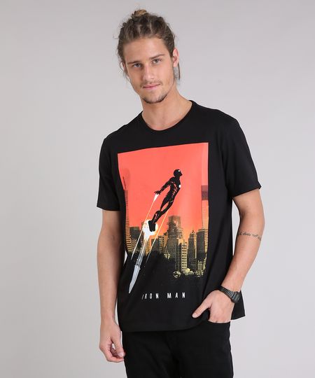 Camiseta-Masculina-Homem-de-Ferro-Manga-Curta-Gola-Careca-Preta-9107961-Preto_1 Camiseta-Masculina-Homem-de-Ferro-Manga-Curta-Gola-Careca-Preta-9107961-Preto_1
