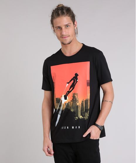 Camiseta-Masculina-Homem-de-Ferro-Manga-Curta-Gola-Careca-Preta-9107961-Preto_1