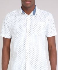 Camisa-Masculina-Comfort-Estampada-de-Poas-com-Bolso-Manga-Curta-Off-White-9049890-Off_White_4