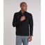 Blusao-Masculino-em-Fleece-com-Ziper-Manga-Longa-Gola-Alta-Preto-9010143-Preto_1
