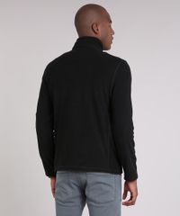 Blusao-Masculino-em-Fleece-com-Ziper-Manga-Longa-Gola-Alta-Preto-9010143-Preto_2