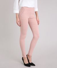 Calca-Legging-Feminina-em-Jacquard-Rose-8597791-Rose_1