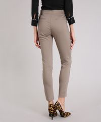 Calca-Feminina-Skinny-com-Fivelas-e-Bolso-com-Ziper--Kaki-8517499-Kaki_2