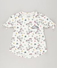 Blusa-Infantil-Estampada-de-Unicornios-Manga-Curta-Decote-Redondo-em-Algodao---Sustentavel-Off-White-9228605-Off_White_1
