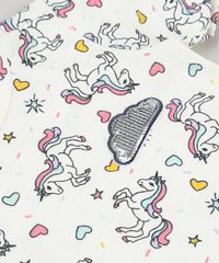 Blusa-Infantil-Estampada-de-Unicornios-Manga-Curta-Decote-Redondo-em-Algodao---Sustentavel-Off-White-9228605-Off_White_3