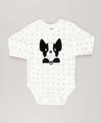 Body-Infantil-Cachorrinho-Estampado-em-Algodao---Sustentavel-Off-White-8941280-Off_White_1