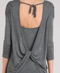 Blusa-Feminina-com-Sobreposicao-e-Transpasse-Manga-Longa-Decote-Redondo-Cinza-Mescla-Escuro-9186004-Cinza_Mescla_Escuro_4