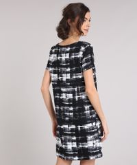 Vestido-Feminino-Estampado-Curto-Manga-Curta-Decote-Redondo-Preto-9082863-Preto_2