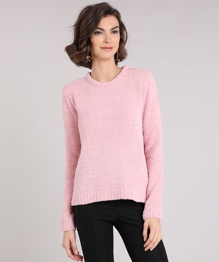 Sueter-Feminino-Basico-em-Trico-Felpudo-Manga-Longa-Decote-Redondo-Rose-8833936-Rose_1 Sueter-Feminino-Basico-em-Trico-Felpudo-Manga-Longa-Decote-Redondo-Rose-8833936-Rose_1