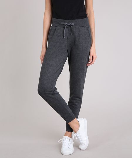 Calca-Feminina-Jogger-Basica-em-Moletom-Chumbo-9109934-Chumbo_1 Calca-Feminina-Jogger-Basica-em-Moletom-Chumbo-9109934-Chumbo_1