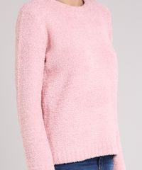 Sueter-Feminino-Basico-em-Trico-Felpudo-Manga-Longa-Decote-Redondo-Rose-8833915-Rose_4