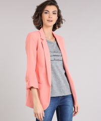 Blazer-Feminino-Longo-Manga-Longa-Coral-9083047-Coral_1