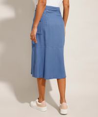 Saia-Cargo-de-Viscose-com-Botoes-e-Faixa-para-Amarrar-Midi-Azul-9979723-Azul_2