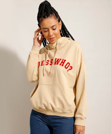 Blusao-de-Moletom--Guess-Who--Flocado-com-Capuz-Kaki-9983453-Kaki_1 Blusao-de-Moletom--Guess-Who--Flocado-com-Capuz-Kaki-9983453-Kaki_1