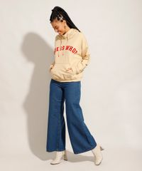 Blusao-de-Moletom--Guess-Who--Flocado-com-Capuz-Kaki-9983453-Kaki_3