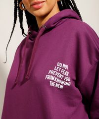 Blusao-Oversized-de-Moletom--Don-Not-Let-The-Fear--com-Capuz-Roxo-9989369-Roxo_2