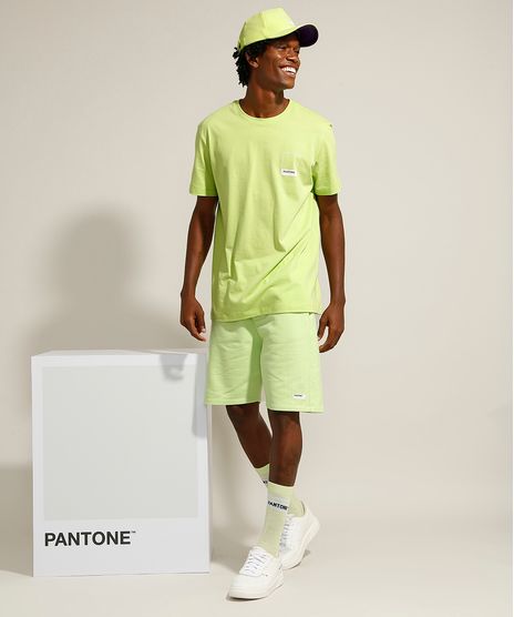 Bermuda-Relaxed-de-Moletom-com-Cordao-e-Bolsos-Pantone-Verde-Claro-9988112-Verde_Claro_1