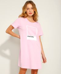 Camisola-de-Algodao-Manga-Curta-Pantone-Rosa-9988073-Rosa_1