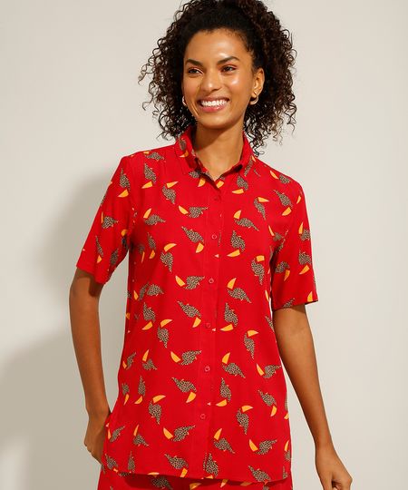 Camisa-Feminina-Manga-Curta-Estampada-Ampla-Tucanos-Animal-Print-Onca-Vermelha-9976355-Vermelho_1 Camisa-Feminina-Manga-Curta-Estampada-Ampla-Tucanos-Animal-Print-Onca-Vermelha-9976355-Vermelho_1