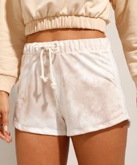 Short-de-Moletom-Feminino-Cintura-Alta-Estampado-Tie-Dye-com-Cordao-e-Faixa-Lateral-Bege-9975724-Bege_1