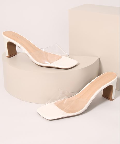 Tamanco-Feminino-com-Tira-em-Vinil-Transparente-Salto-Medio-Reto-Oneself-Bege-Claro-9995189-Bege_Claro_1