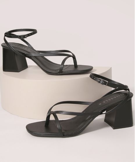 Sandalia-Feminina-Bico-Quadrado-Salto-Medio-Grosso-Oneself-Preta-9993205-Preto_1