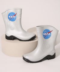 Galocha-Infantil-Nasa-Cano-Alto-Grendene-Prateada-9986795-Prateada_1