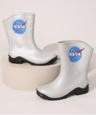 Galocha-Infantil-Nasa-Cano-Alto-Grendene-Prateada-9986795-Prateada_1