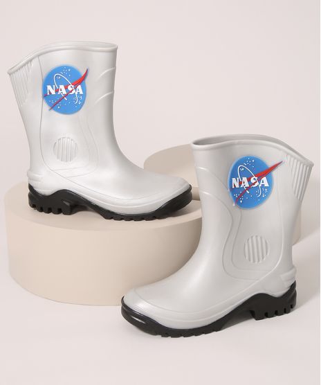 Galocha-Infantil-Nasa-Cano-Alto-Grendene-Prateada-9986795-Prateada_1