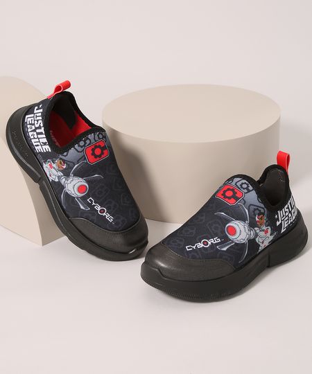 Tenis-Infantil-Knit-Liga-da-Justica-Grendene-Preto-9986802-Preto_1 Tenis-Infantil-Knit-Liga-da-Justica-Grendene-Preto-9986802-Preto_1